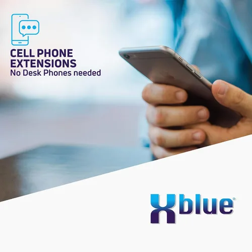 Vista 5 de XBLUE Cloud Phone System Bundle with (3) IP Phones & (6) Months of XBLUE Cloud VoIP Telephone Service w/Auto Attendant, Voicemail to Email, Cell
