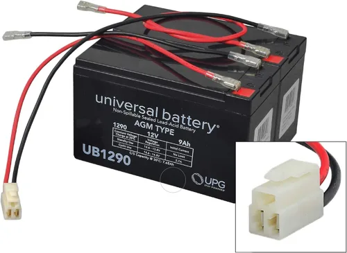 Vista 12 de AlveyTech Paquete de baterías prémium de 24 voltios para scooter eléctrico Razor E300 y E325 (rango estándar de 7 Ah, versiones 1-4), juego de 2