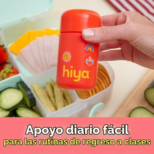 Vista 3 de Hiya - Suplementos de hierro para niños, masticables, vitamina C, sin OMG, 30