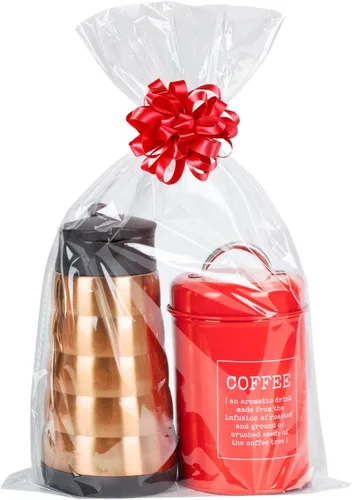Vista 10 de Labeol 20 piezas Bolsas de Celofán 24x30 Envoltura de Celofán para Cestas de Regalo Bolsas de Regalo Grandes Transparentes Favores de Fiesta Bolsas