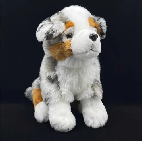 Vista 2 de TAMMYFLYFLY Pugsly Pug - Cachorro de peluche, 12 pulgadas (pastor australiano)