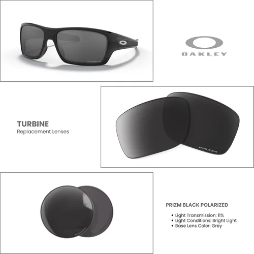 Vista 28 de OAKLEY Original Turbine OO9263 PRIZM Trail Replacement Lenses For Men For Women+ Bundle Microfiber Pouch -FRAMES NOT INCLUDED