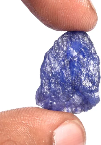 Vista 3 de GEMHUB DP-579 - Piedra preciosa suelta de zafiro azul natural sin tratar, sin tratar, sin procesar, certificado, Gema, azul