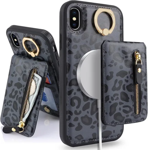 Vista 35 de Funda para iPhone 16 Plus con tarjetero - Negro negro ( A + Black )