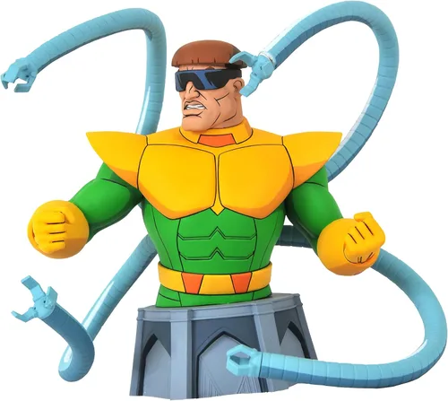 Vista 2 de Diamond Select Toys Marvel Animated: Doctor Octopus - Busto a escala 1:7, multicolor