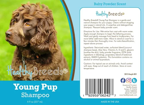 Vista 2 de Healthy Breeds Boykin Spaniel Young Pup Champú 8 oz
