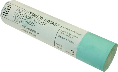 Vista 93 de R&F Handmade Paints - Pigmento profesional al óleo en barra, naranja lizarina, 6.4 fl oz