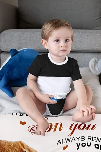 Vista 2 de Yutrrpe Manta personalizada con texto en inglés «To My Son from Mom», regalos para hijo de mamá, mantas personalizadas para el mejor hijo del mundo