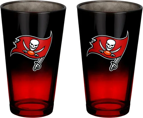 Vista 22 de The Memory Company Juego de 2 vasos con licencia de la NFL, diseño ombre, Philadelphia Eagles