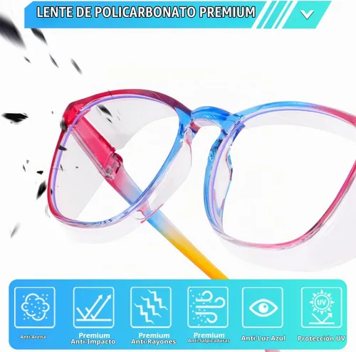 Vista 5 de 4 Pack Safety Glasses Goggles For Women Anti Fog, Cute Protective Eyewear for Nurses, ANSI Z87+ Anti-Blue Light (Transparente _Gris _Negro _Leopardo)