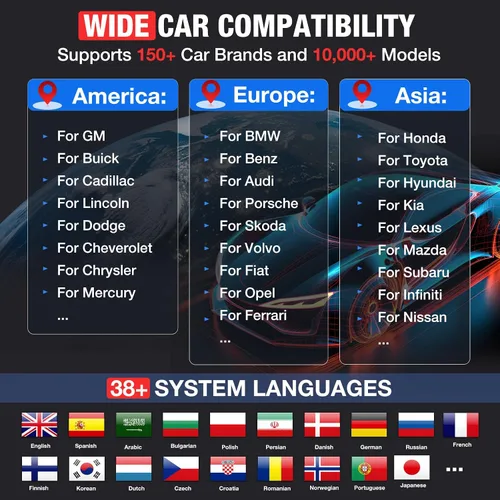 Vista 8 de KINGBOLEN K10 Pro Full Systems Mapa de Topología de Escáner de Coche de 10", Herramienta de Escaneo Bidireccional Bluetooth Escáner OBD2, Servicio