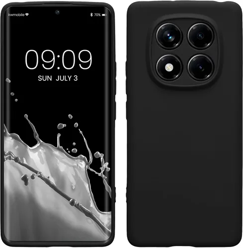 Vista 18 de kwmobile Funda compatible con Xiaomi Redmi Note 9S / 9 Pro / 9 Pro Max - Funda protectora de silicona TPU suave y delgada - Negro mate
