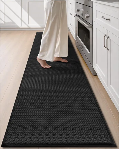 Vista 22 de Color&Geometry - Alfombra antideslizante para cocina Gris