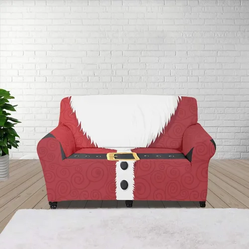 Vista 91 de Boatee Fundas de sofá de 1 pieza con diseño de copo de nieve azul, fundas elásticas para sofá, 1 cojín, protección de muebles, decoración para sala