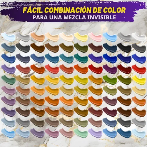 Vista 2 de Coconix Kit de reparación de azulejos y piedra Repara grietas, astillas y arañazos en bañeras, suelos de baldosas y piedra, paredes y mostradores