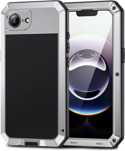 Vista 17 de Lanhiem Funda para iPhone 7 Plus/8 Plus, resistente a los golpes, [Tough Armour], funda de metal con protector de pantalla integrado, funda Negro