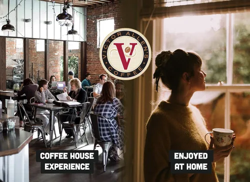 Vista 3 de Donut Shop - Paquete de variedad de cartuchos individuales para café Victor Allen's Coffee: Morning Blend, 100 % Colombiano y French Roast