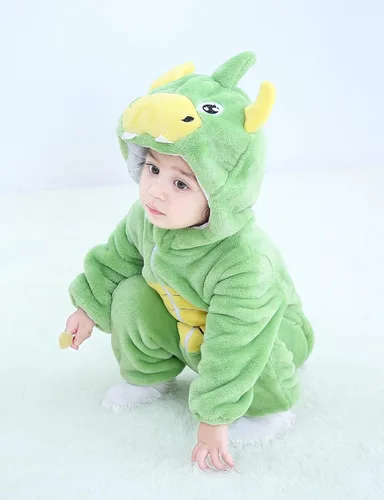 Vista 5 de BJWEO - Lindo disfraz para bebé, niñas y niños pequeños y recién nacidos, disfraz de Navidad, Halloween, enterizo de invierno, piyamas de cosplay