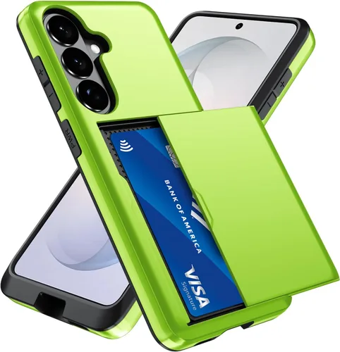 Vista 68 de Qinmay Funda compatible con iPhone 7 Plus/8 Plus con tarjetero, doble capa a prueba de golpes, funda protectora resistente con ranura oculta Negro
