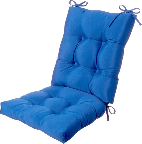 Vista 3 de Klear Vu Solarium - Juego de cojines para silla mecedora para interior y exterior Azul