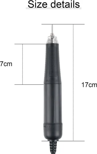 Vista 5 de NSKI Instrumento de pulido sin escobillas de carbono eléctrico fuerte de 50,000 RPM para joyería de laboratorio de máquina de taladro de uñas