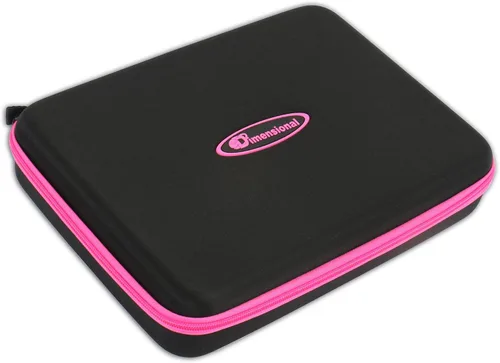 Vista 4 de eD Elite - Funda de almacenamiento para tus gafas 3D activas con 4 paños de limpieza de microfibra para gafas 3D con brazos plegables