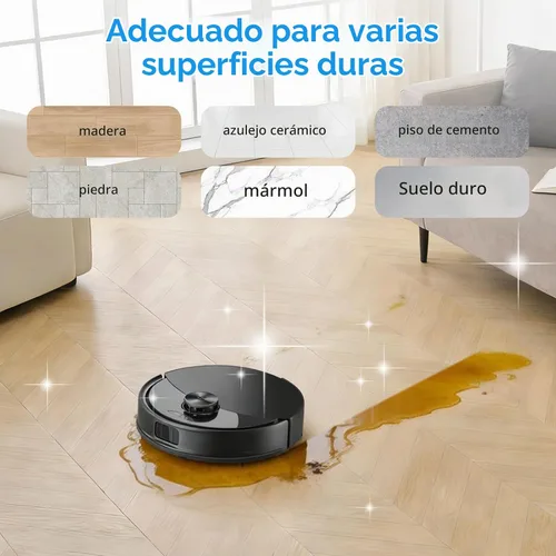 Vista 6 de Nukisa Solución de limpieza de suelos Fresh Ocean de 1 litro, compatible con Roborock/Eufy/iRobot/Ecovacs/Dreame/Shark, desodorización de fragancia
