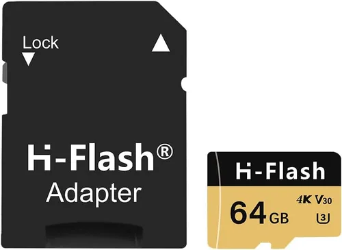Vista 8 de Tarjeta TF de 64 GB U3 V30 4K, paquete de 5, tarjeta de memoria de alta velocidad de hasta 150 MB/s, tarjeta de memoria TF de alta velocidad