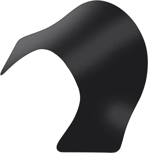 Vista 5 de Protector de parabrisas de carenado de labios negro compatible para Harley Dyna Sportster Softail
