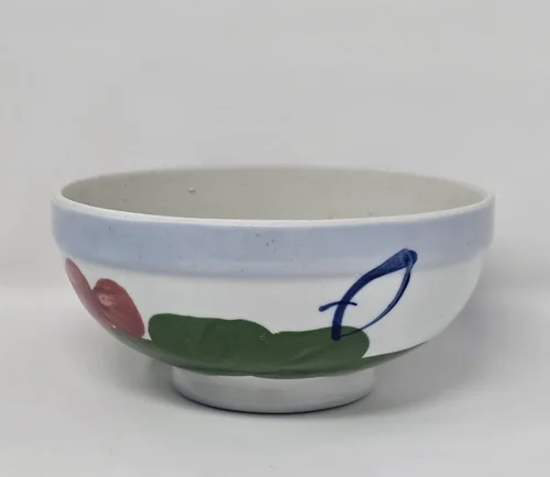 Vista 3 de Tarro mediano de encurtido de porcelana de 3 litros con 2 tapas Fermentación de decapado Kimchi Crock Grape Jingdezhen chino coreano