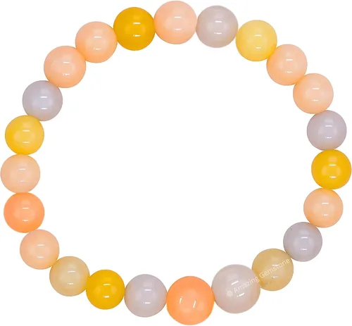 Vista 279 de Amazing Gemstone Crystal Bracelet for Women Men's Gifts - Protection Healing Crystal Bracelet - 8mm Gemstone Beaded Stretchable Bracelet Pulseras