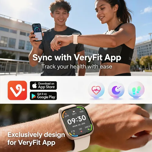 Vista 8 de Reloj de seguimiento de actividad física para mujeres y hombres, llamadas Bluetooth, pantalla HD de 1.83 pulgadas, 100 modos deportivos, frecuencia