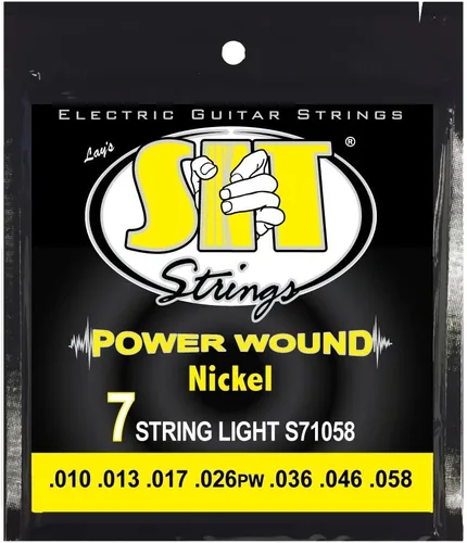Vista 6 de SIT Strings - Cuerdas de guitarra eléctrica entorchadas de níquel Power Wound (S.I.T.), 7 cuerdas Extra Light 9-54, S7954
