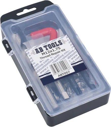 Vista 2 de AB Tools M12 x 0.069 in Kit de reparación de rosca/helicoil 9pc conjunto dañado hilo AN016