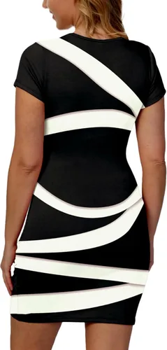 Vista 7 de Deerose Vestidos de embarazo para el día de Pascua para mujer, con estampado de conejito de huevo