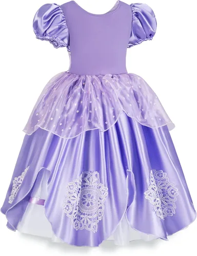 Vista 2 de MDYCW Princess Tinker Bell Costume for Toddler Girls Birthday Party Fairy Dress Up Special Occasion Dress with Wings Green