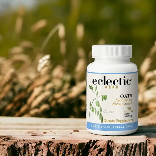 Vista 5 de ECLECTIC INSTITUTE Avena sin OMG liofilizada fresca cruda 90 CT (375 mg)