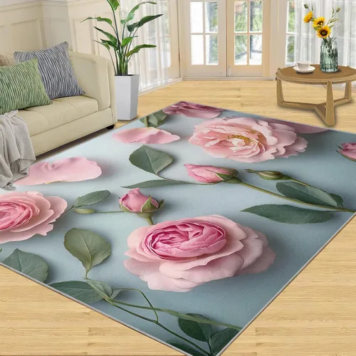 Vista 76 de Desert Dunes Rugs for Bedroom, Desert Landscape Area Rug, Natural Scenery Rugs for Living Room, Indoor Non-Slip Rug, Machine Washable Carpet for