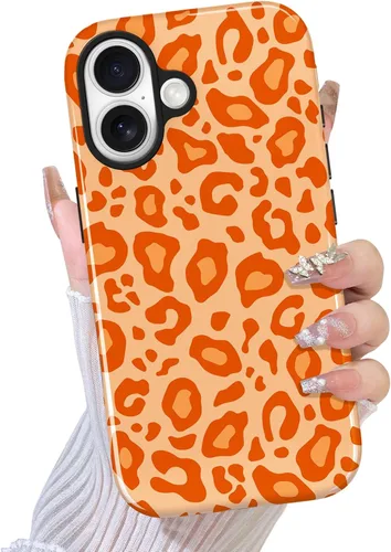 Vista 20 de TEAUGHT Compatible con iPhone 11 Funda con patrón lindo estampado de leopardo negro guepardo + protector de pantalla a prueba de golpes, funda