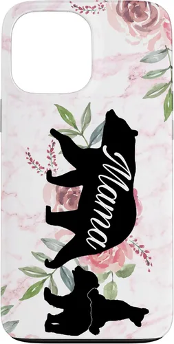 Vista 24 de Mama Bear Mom Gift Phone Holder - 2 Cubs Kiddo Mom Case for iPhone 17