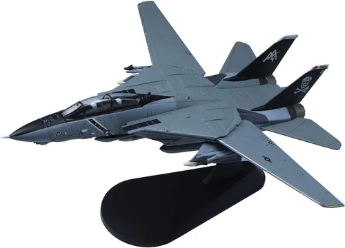 Vista 10 de 1/100 F-14 Tomcat Skeleton Fighter Modelo de avión militar fundido a troquel modelo de avión militar