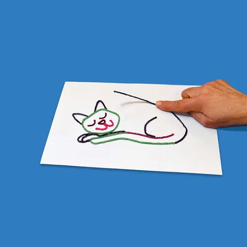 Vista 4 de Wikki Stix para Dibujantes - Esencial para viajes de niños: ¡Creatividad portátil en movimiento! Paquete de 24 Wikki Stix en colores neón