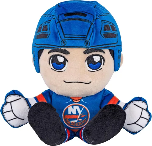 Vista 13 de Bleacher Creatures Calgary Flames Jonathan Huberdeau - Peluche sentado de 8 pulgadas de la NHL Kuricha - Superestrella de la NHL inspirada en Chibi