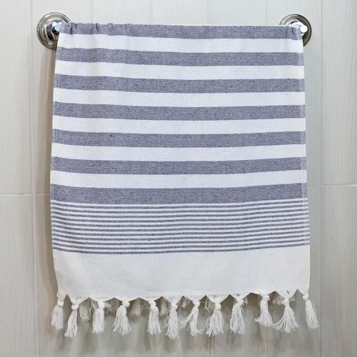 Vista 7 de Clotho Paquete de 4 toallas de mano turcas para baño y cocina, 100% algodón de 16 x 38 pulgadas, juego de 4 toallas decorativas, de secado rápido