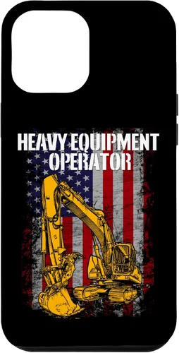 Vista 10 de Funda para excavadora de retroexcavadora con bandera de Estados Unidos para iPhone 12 mini