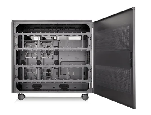 Vista 5 de Thermaltake Core W200 Capaz de sistema dual, refrigeración por agua extrema, XL-ATX, completamente modular/desmontable, certificada Tt, caja