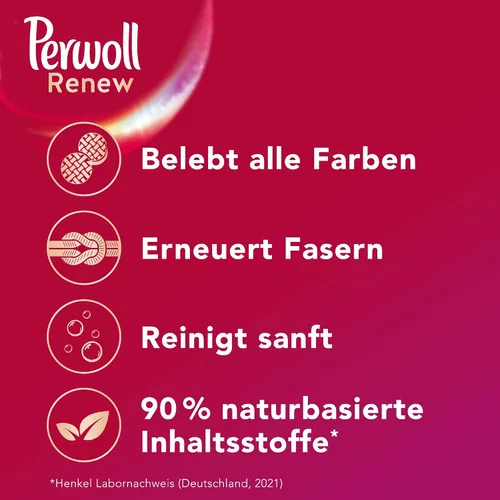 Vista 3 de Perwoll Detergente líquido para ropa Renovar Color para toda la ropa 1.44L (24 cargas de lavado)