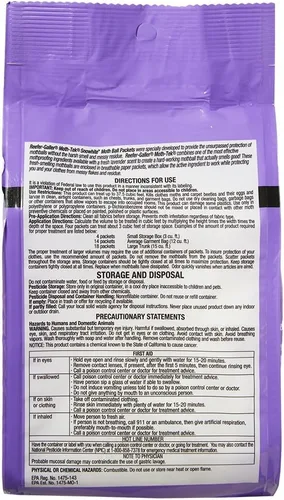 Vista 4 de Moth-Tek Snowhite - Paquetes de bolas de polilla perfumadas de lavanda, 12 onzas (3)