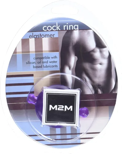 Vista 2 de PHS Internacional M2 M Elastómero Cockring grande, M2M1206P-L, Púrpura, 1, 1