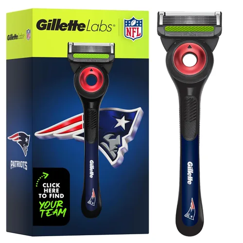 Vista 15 de Gillette Labs Special NFL 49ers Edition Shaving Razor for Men - 1 Handle, 1 Razor Blade Refill, Perfect for Game Day Grooming, GilletteLabs with
